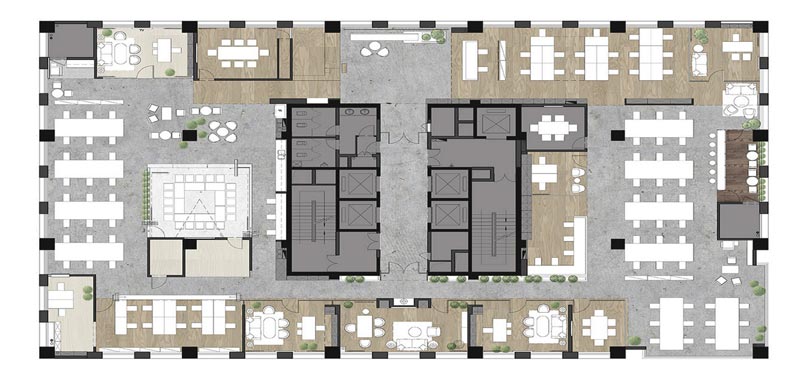 办公设计方案【1100m²】