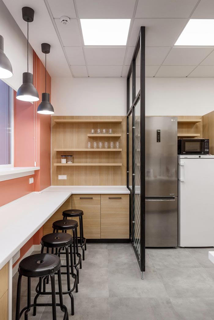 培训机构水吧装修设计效果图