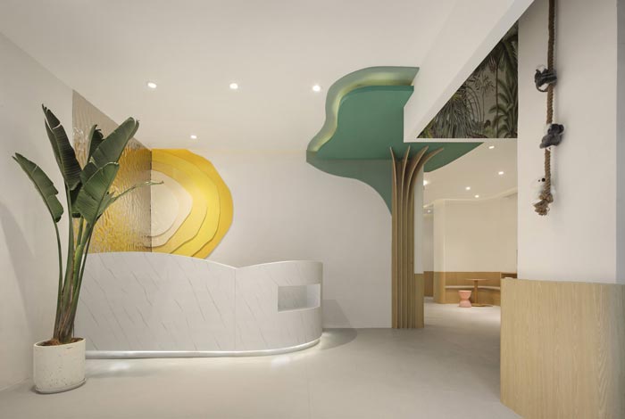 早教中心前台装修设计效果图