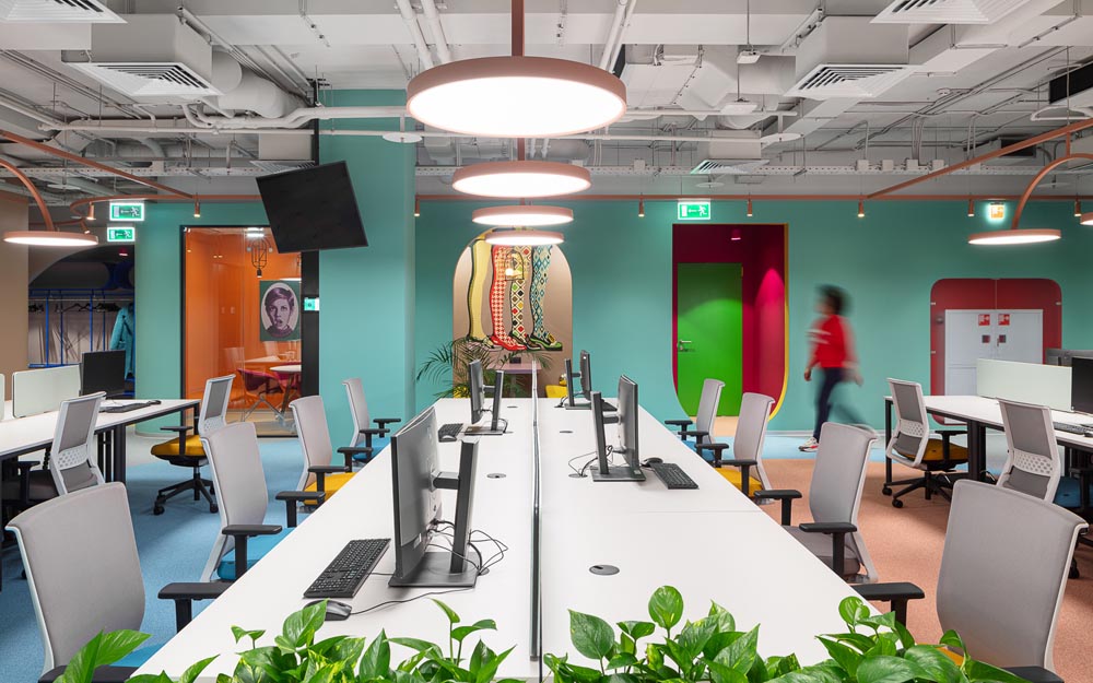 信息公司办公室设计装修