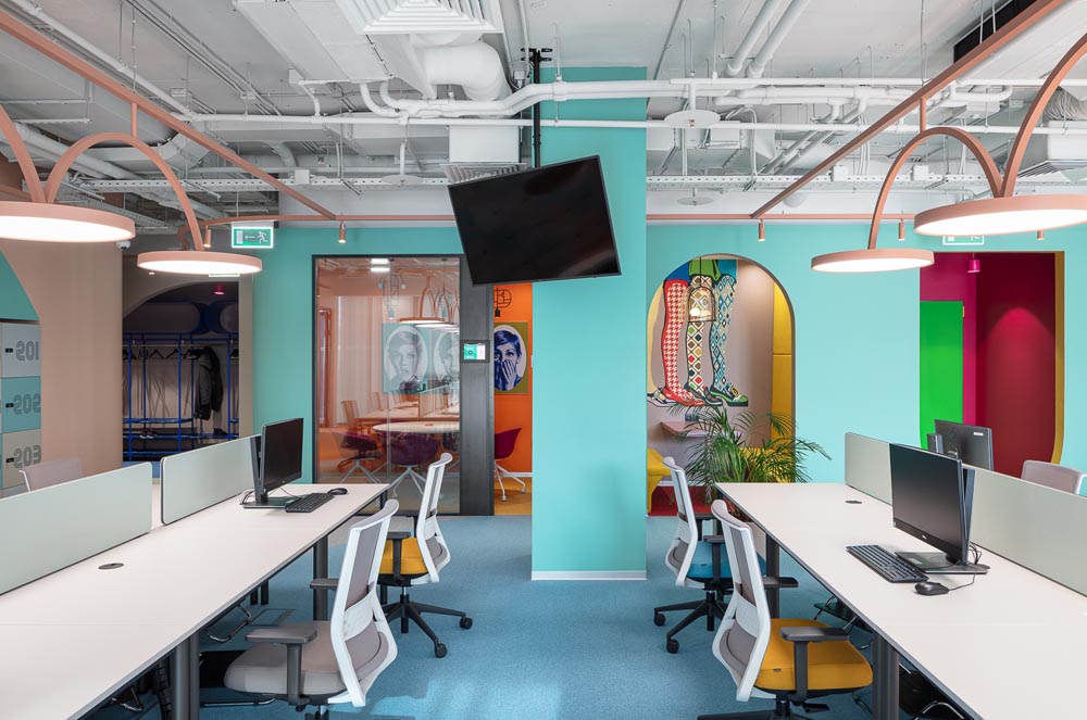 信息公司办公室设计装修