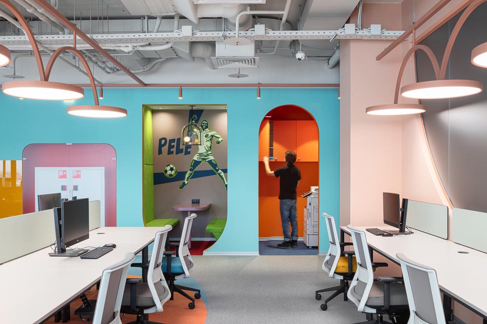 信息公司办公室设计装修