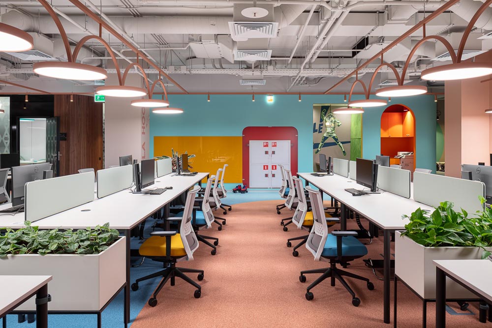 信息公司办公室设计装修