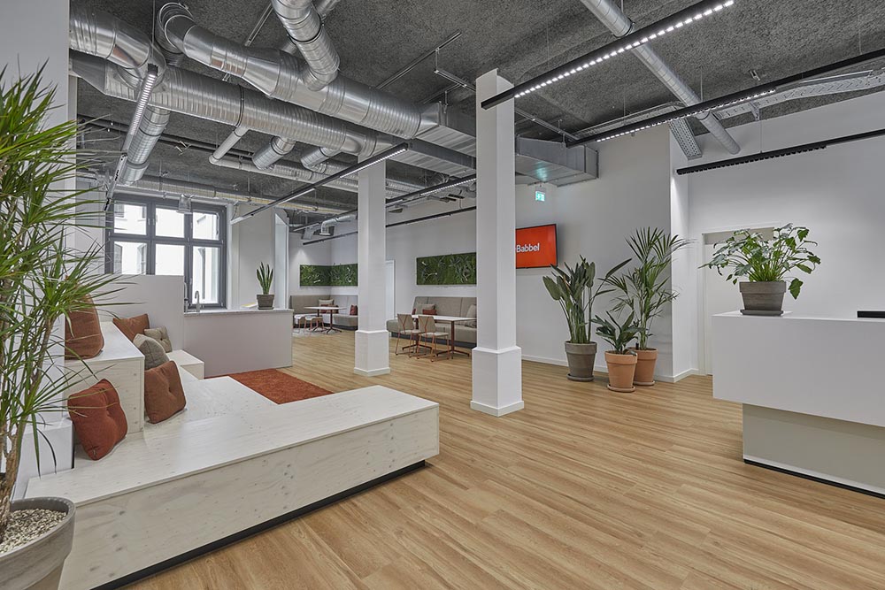 语言平台办公室装修设计